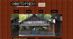Desktop Screenshot of christopherslodging.com